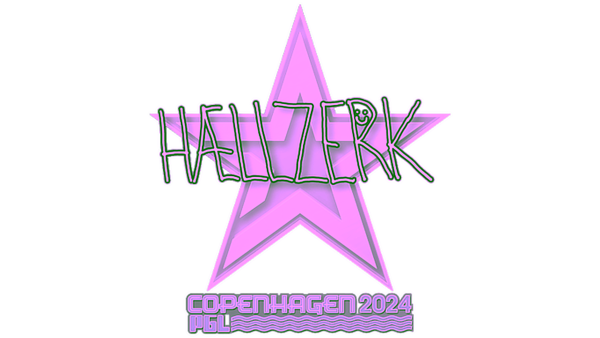 Exibição para Sticker | hallzerk | Copenhagen 2024