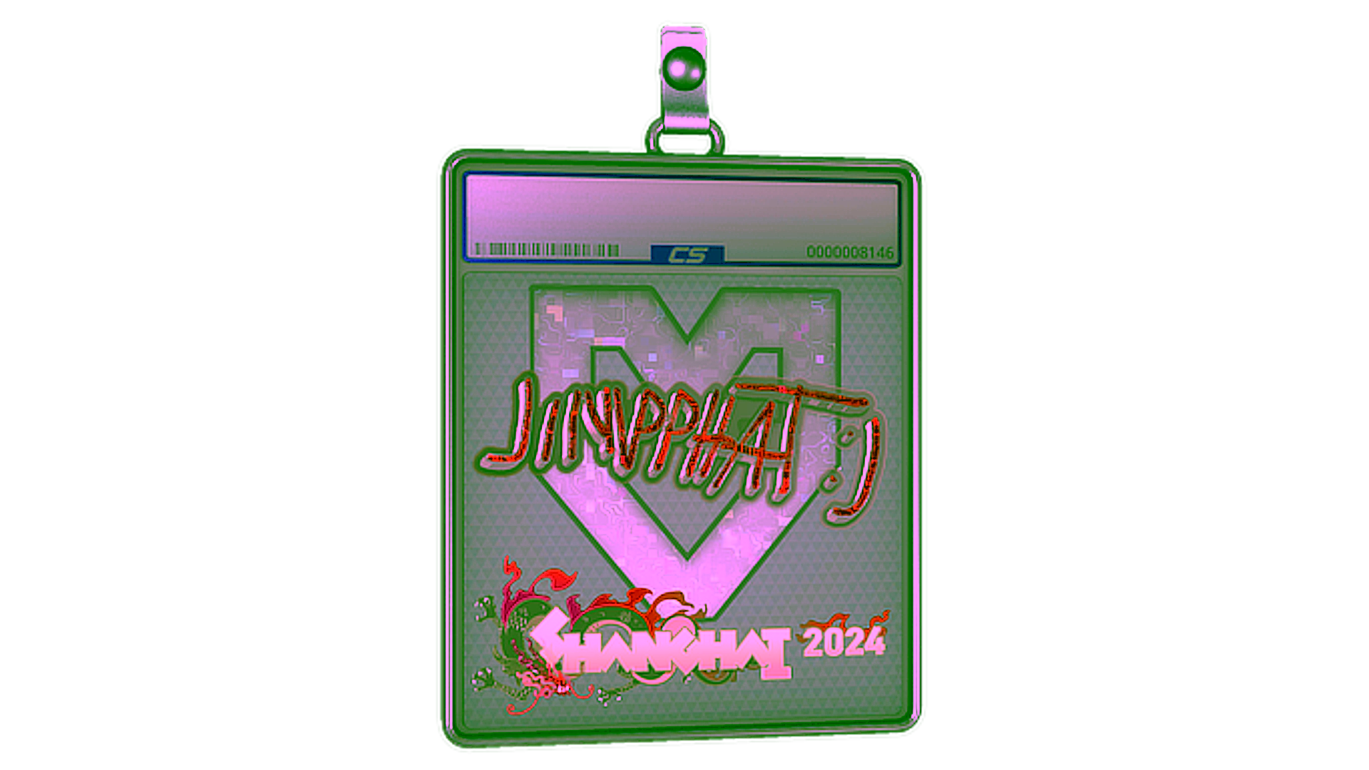 Wyświetl dla Sticker Slab | Jimpphat (Glitter) | Shanghai 2024