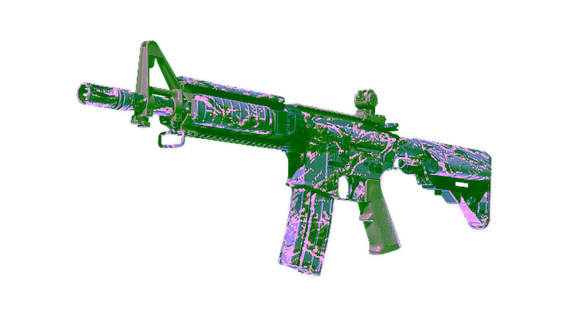 Display for M4A4 | Naval Shred Camo (Factory New)