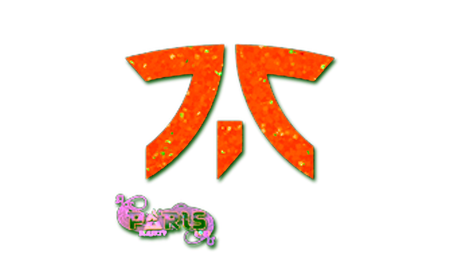 Sticker | Fnatic (Glitter) | Paris 2023 için görüntü