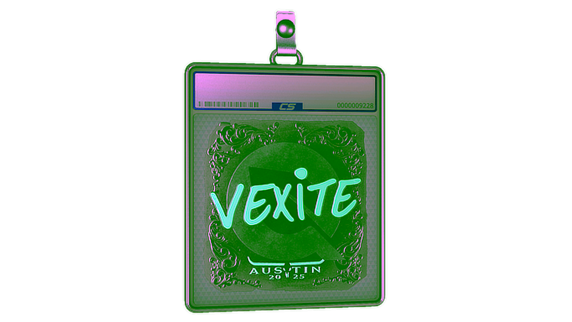 Exibição para Sticker Slab | vexite (Foil) | Austin 2025