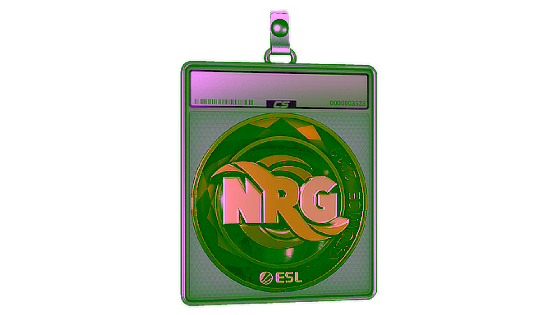 Visar för Sticker Slab | NRG (Gold) | Katowice 2019
