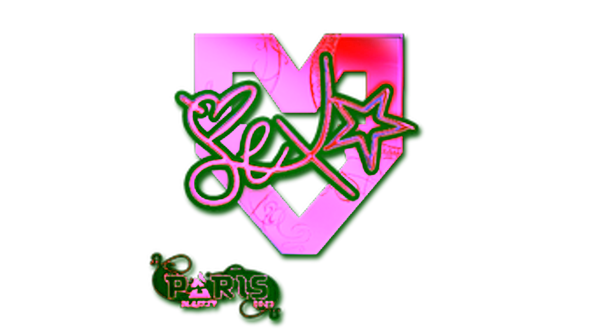 Display for Sticker | dexter (Holo) | Paris 2023