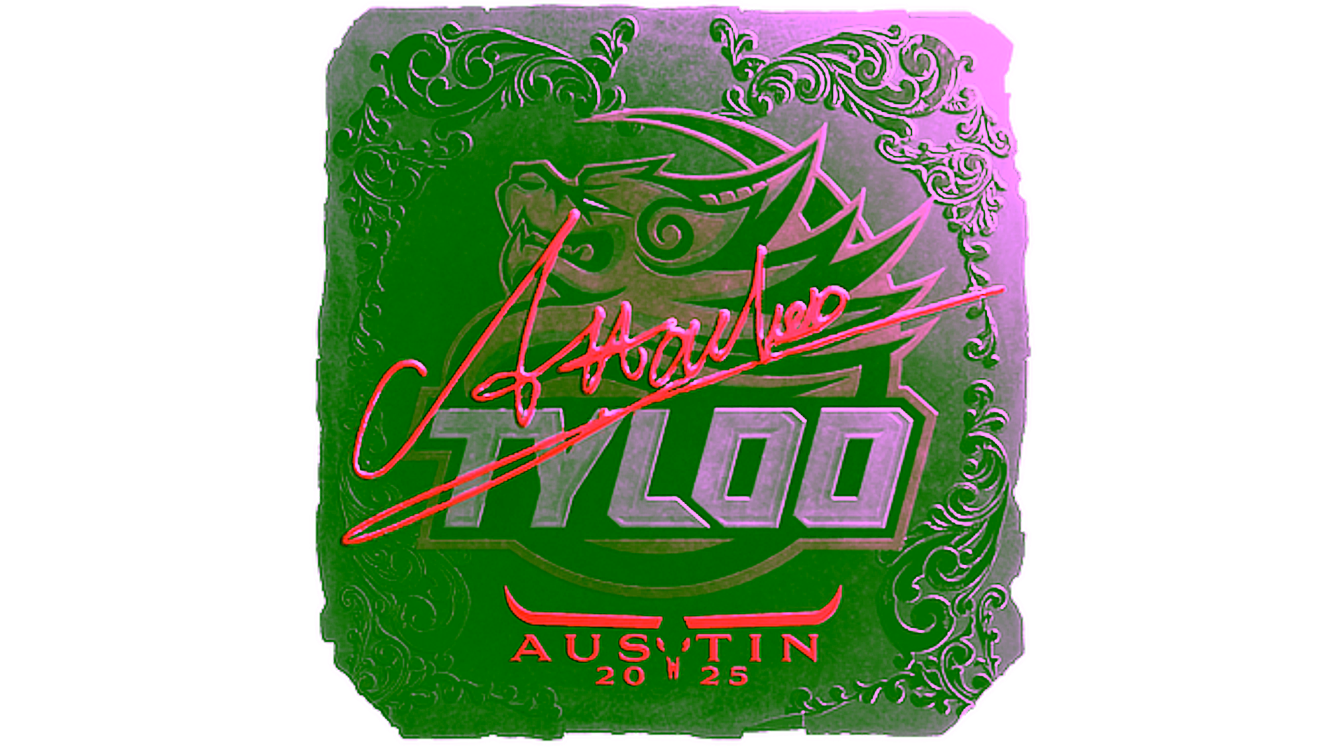 Display for Sticker | Attacker (Foil) | Austin 2025