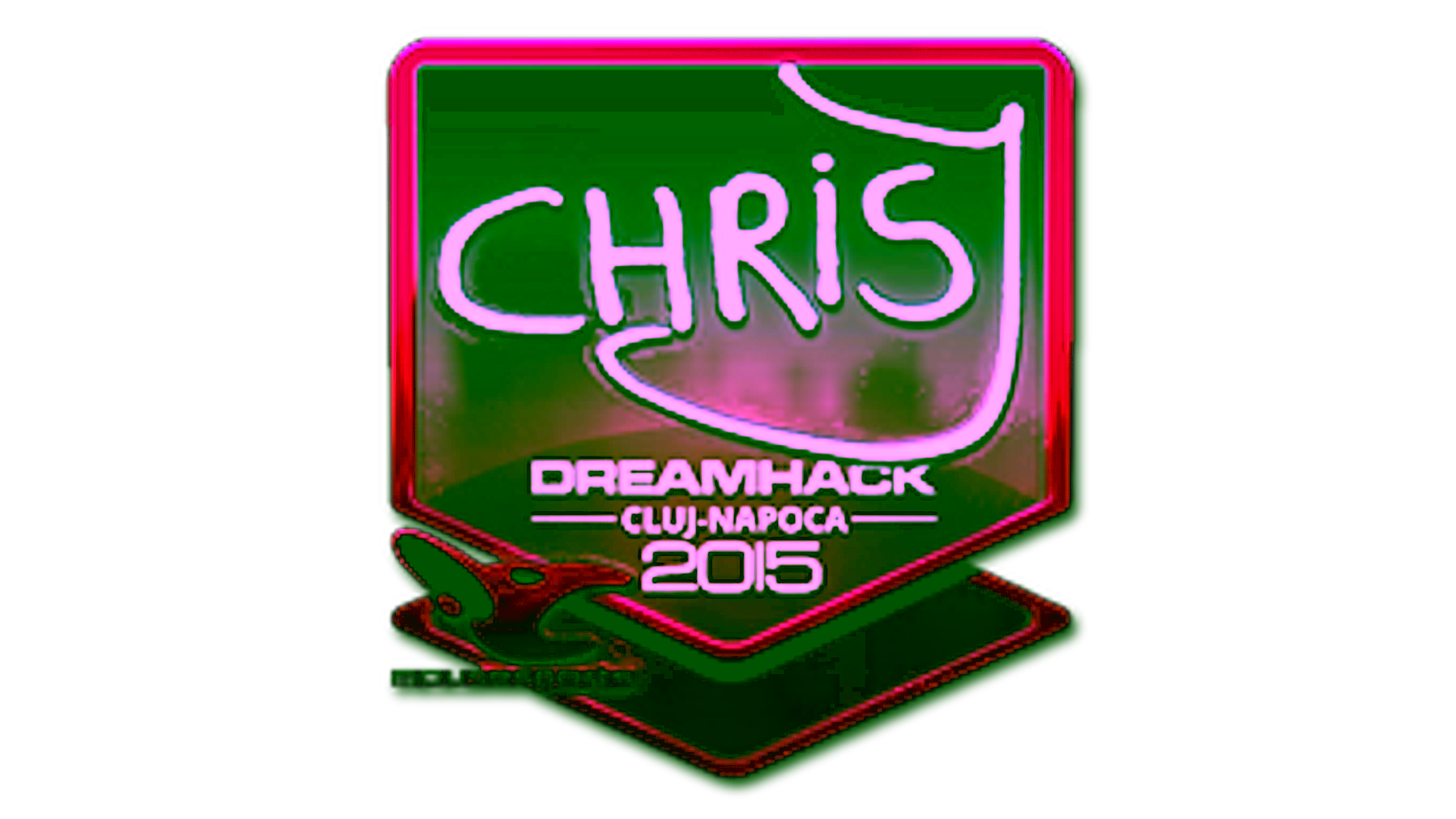 Display for Sticker | chrisJ (Foil) | Cluj-Napoca 2015