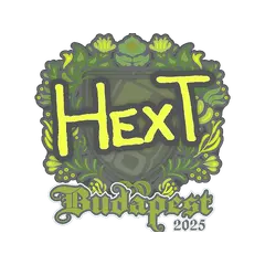 Sticker HexT Budapest 2025