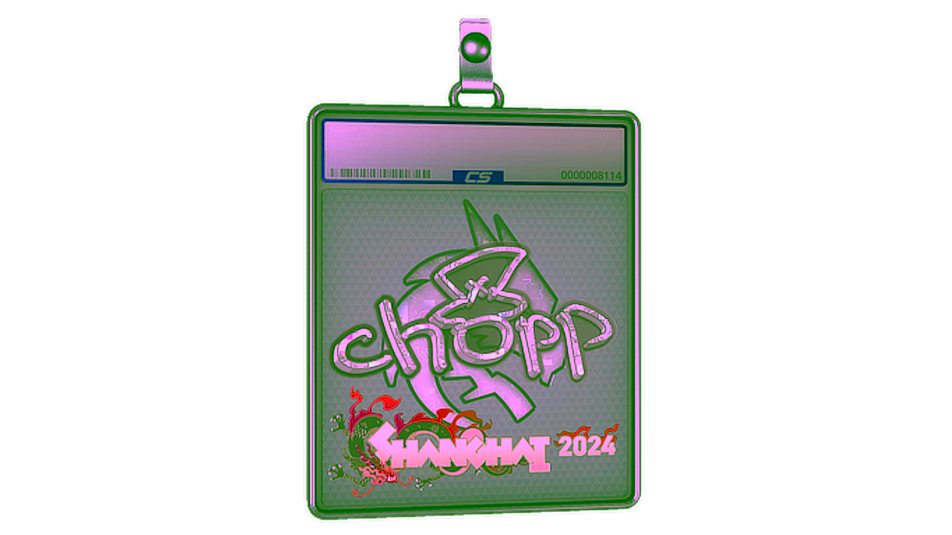Display for Sticker Slab | chopper (Glitter) | Shanghai 2024
