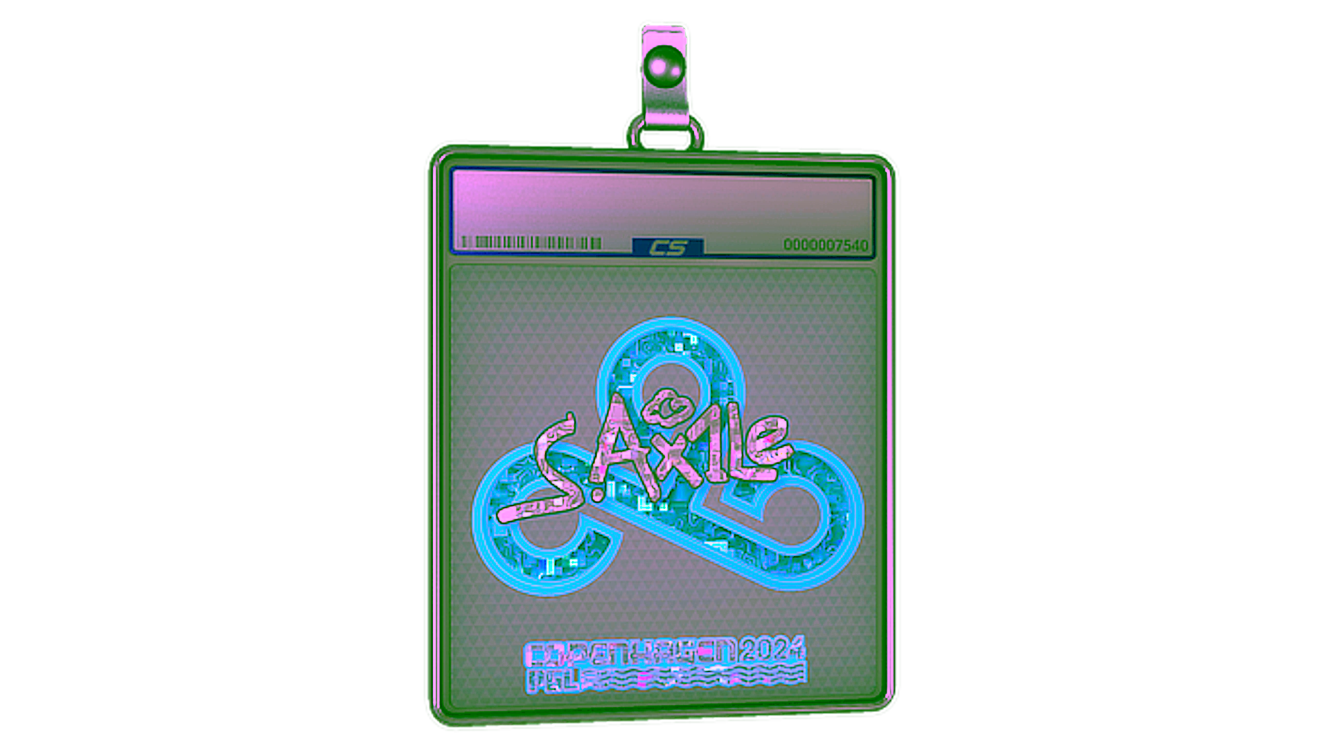 Display for Sticker Slab | Ax1Le (Glitter) | Copenhagen 2024