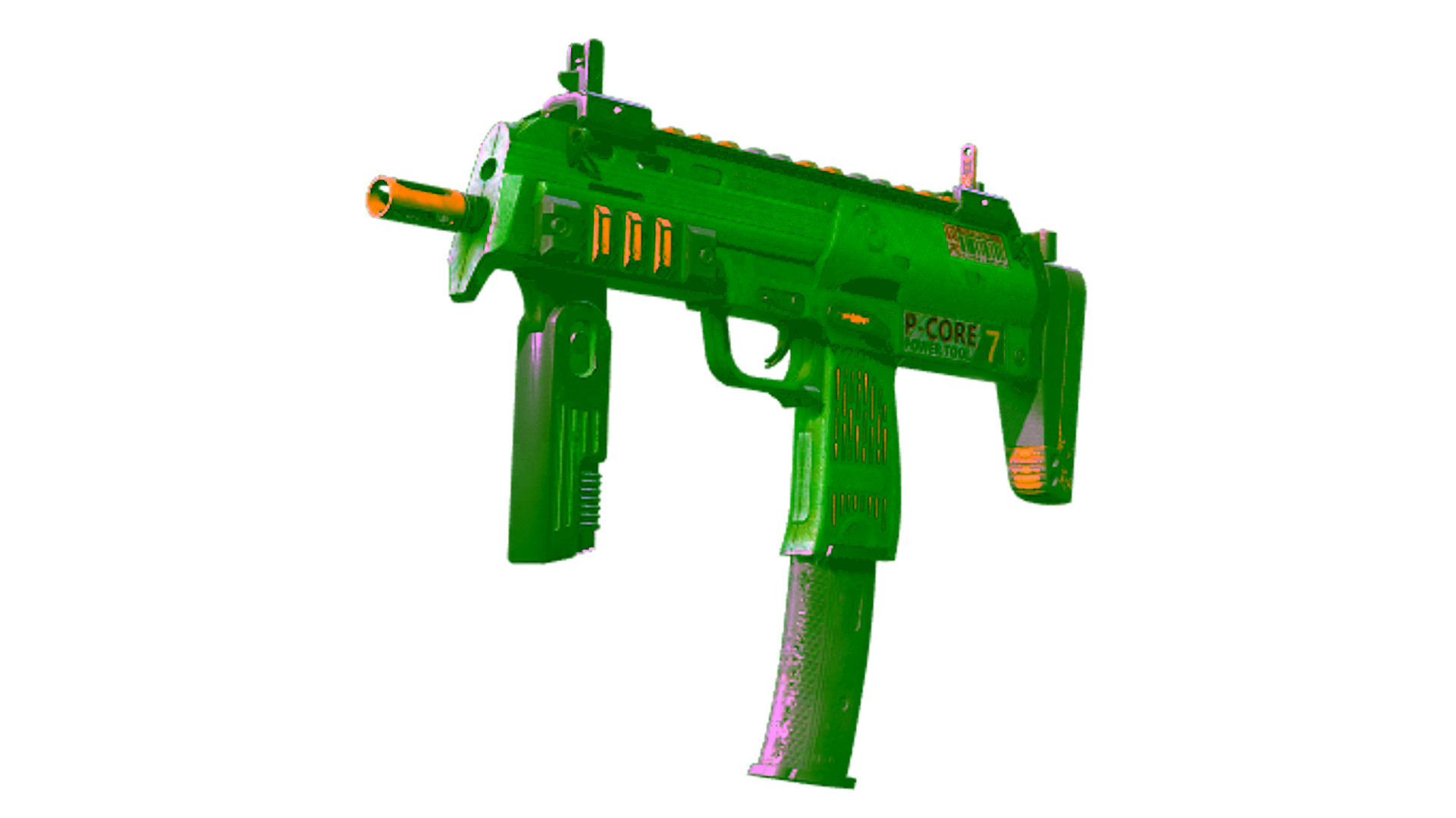 Display for StatTrak™ MP7 | Powercore (Battle-Scarred)