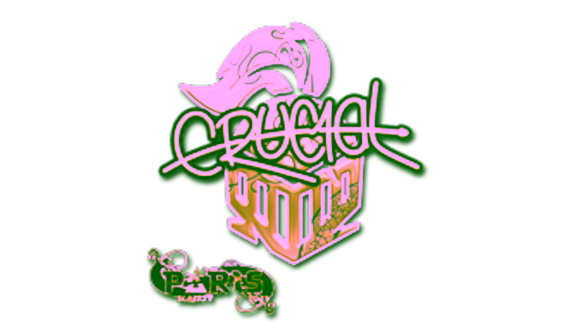 عرض لـ Sticker | CRUC1AL (Gold) | Paris 2023