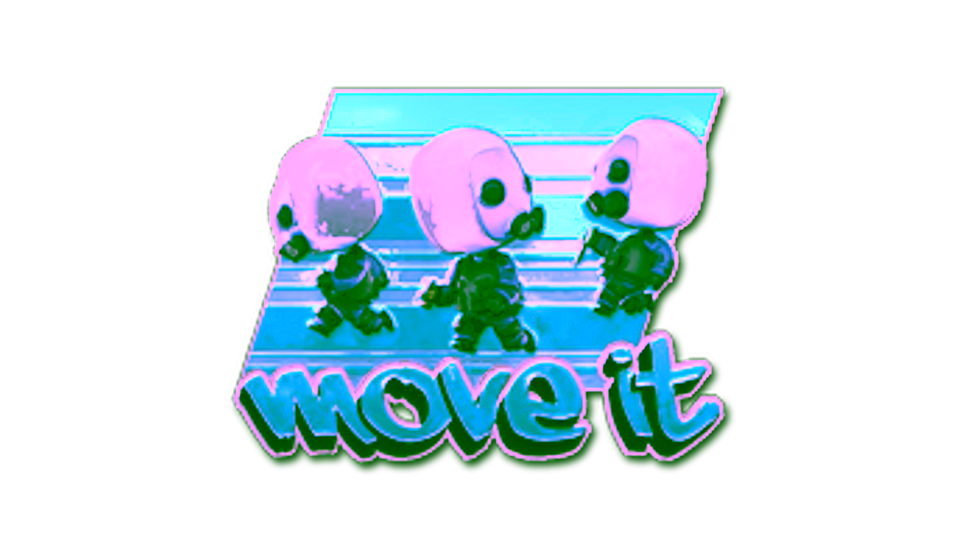 Display for Sticker | Move It (Foil)