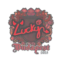Sticker Lucky Budapest 2025