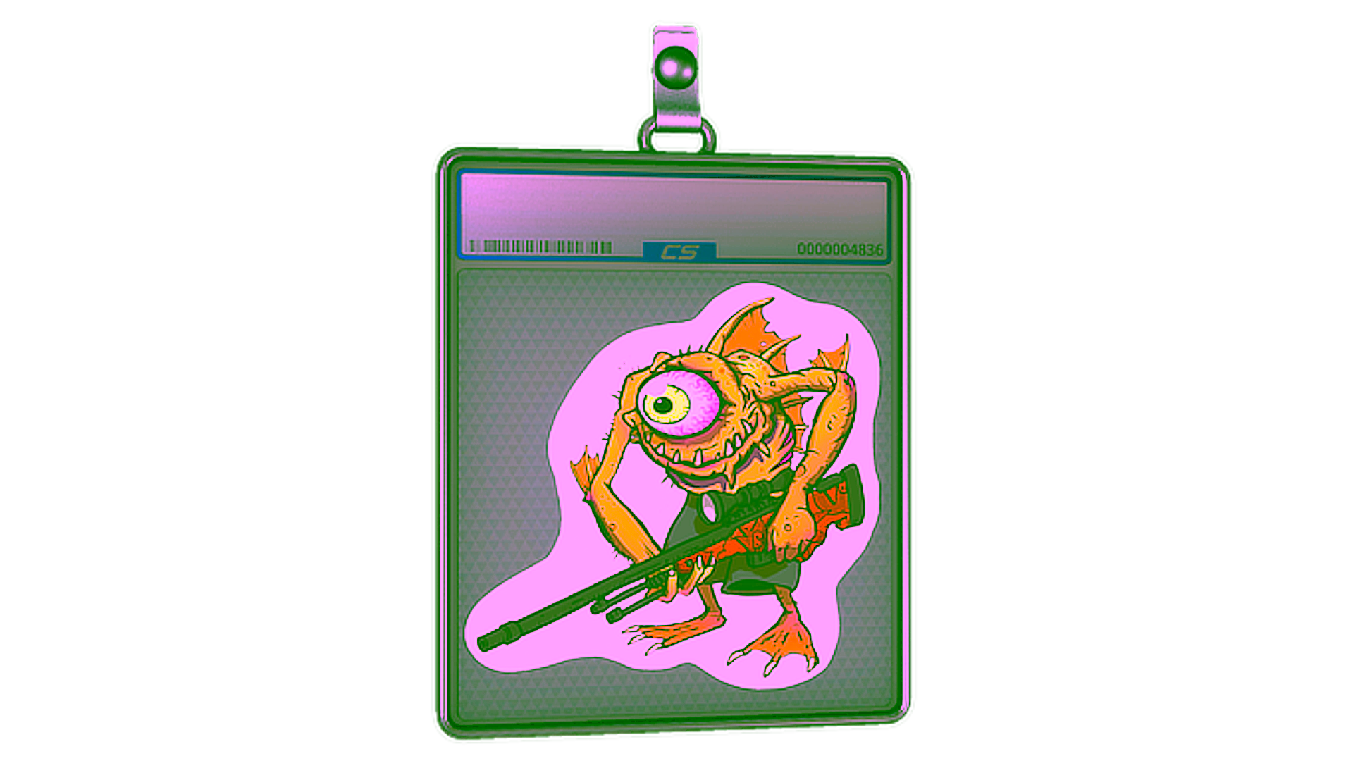 Display for Sticker Slab | Yellow Cyclawps