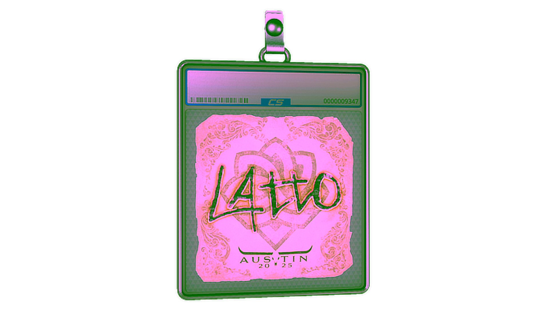 Display for Sticker Slab | latto | Austin 2025