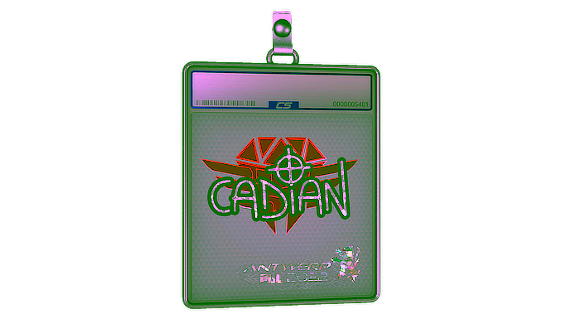 Display for Sticker Slab | cadiaN (Glitter) | Antwerp 2022