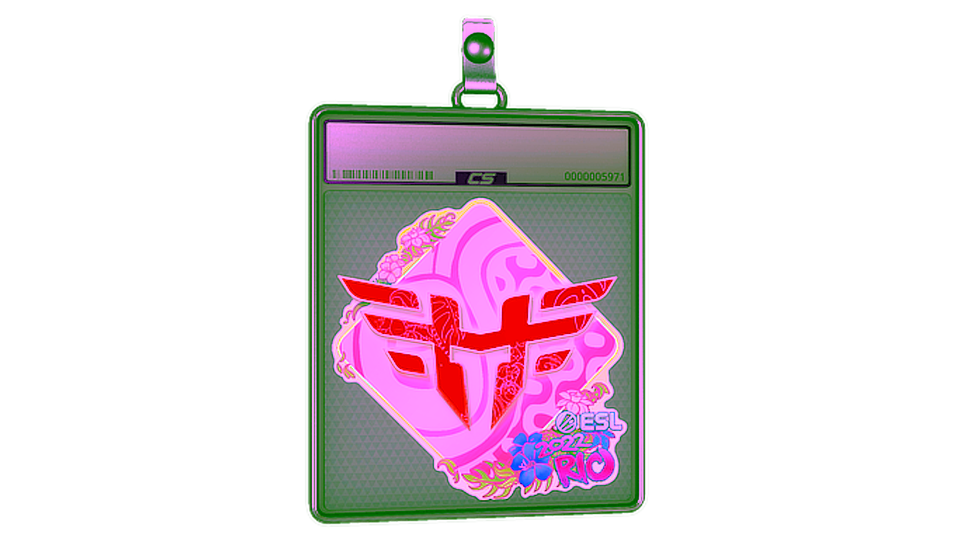 Anzeige für Sticker Slab | Heroic (Holo) | Rio 2022