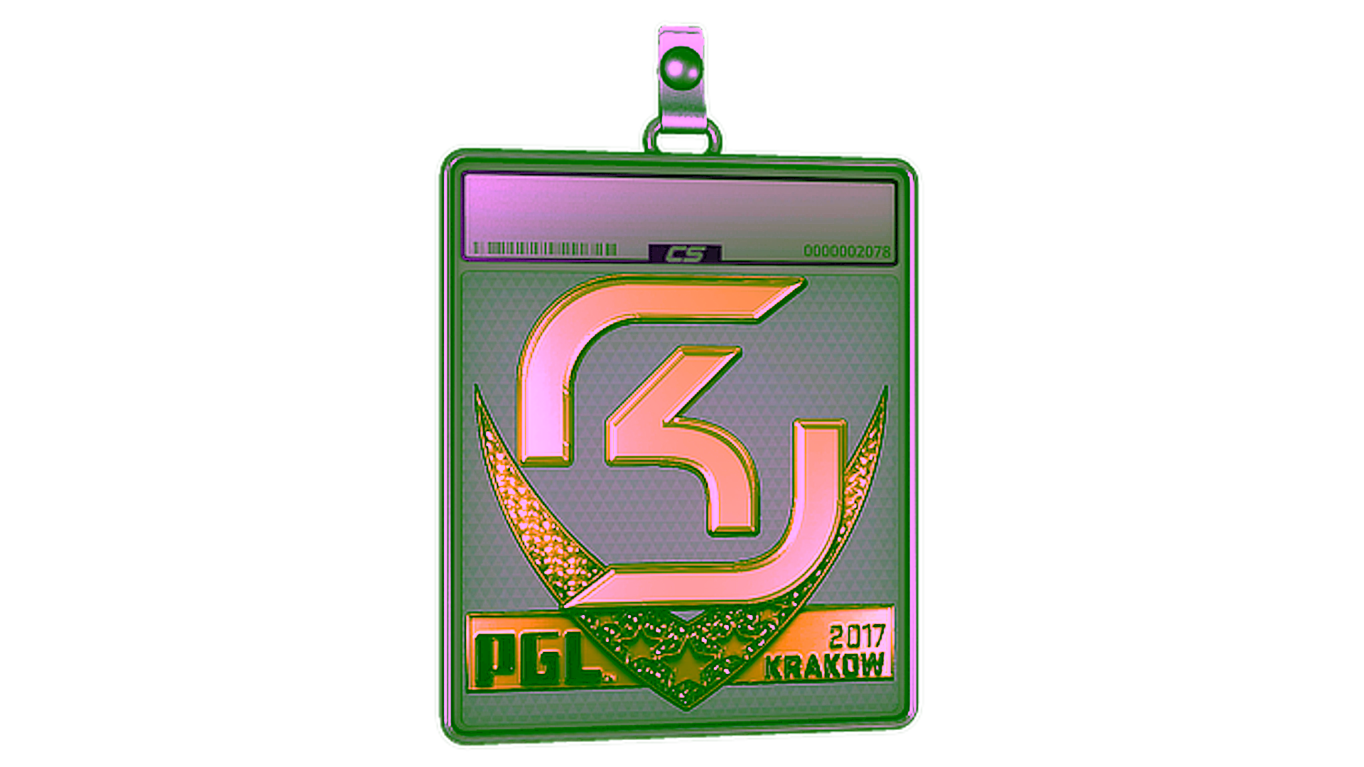 Display for Sticker Slab | SK Gaming (Gold) | Krakow 2017