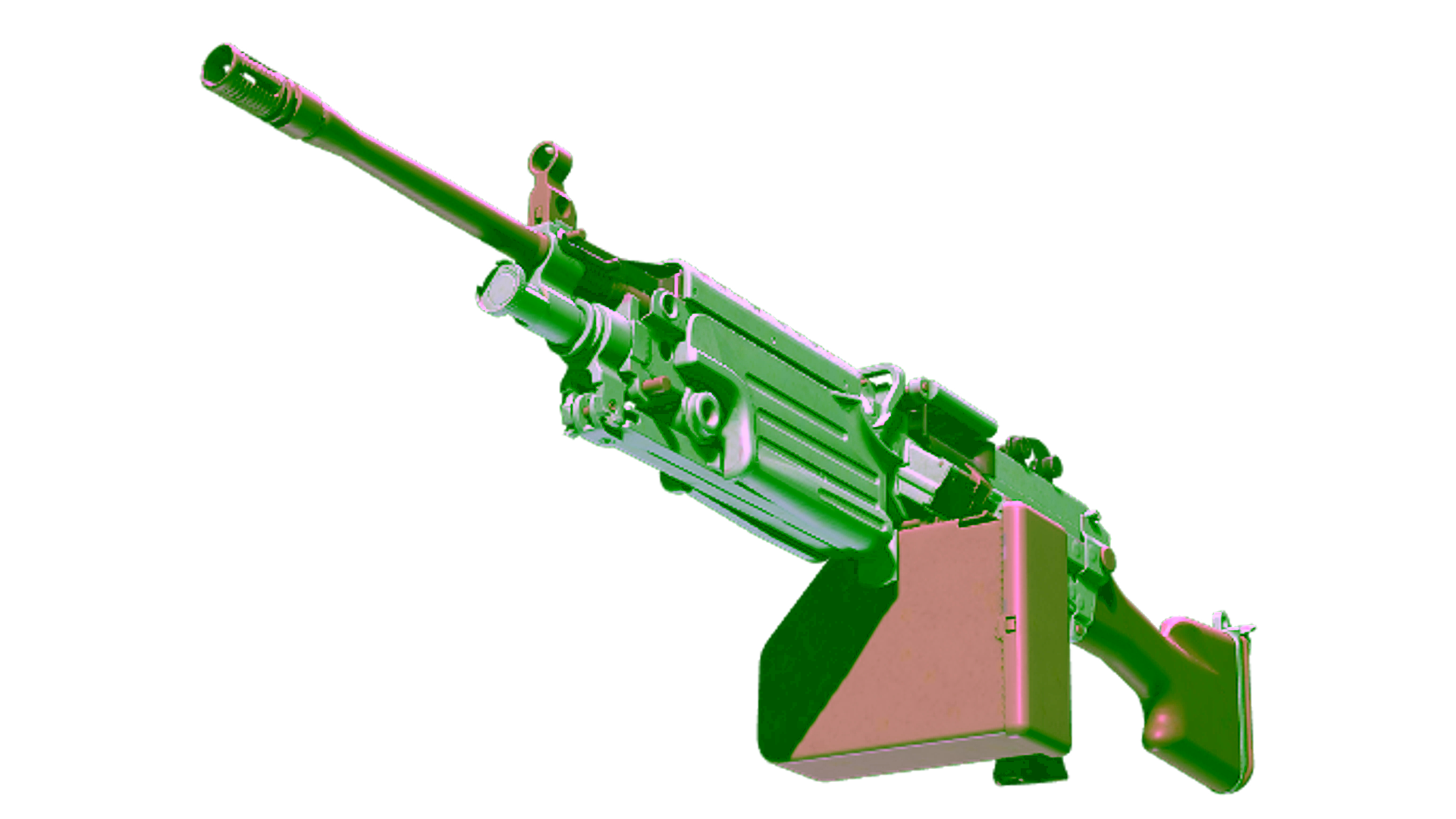 Display for Souvenir M249 | Jungle (Minimal Wear)