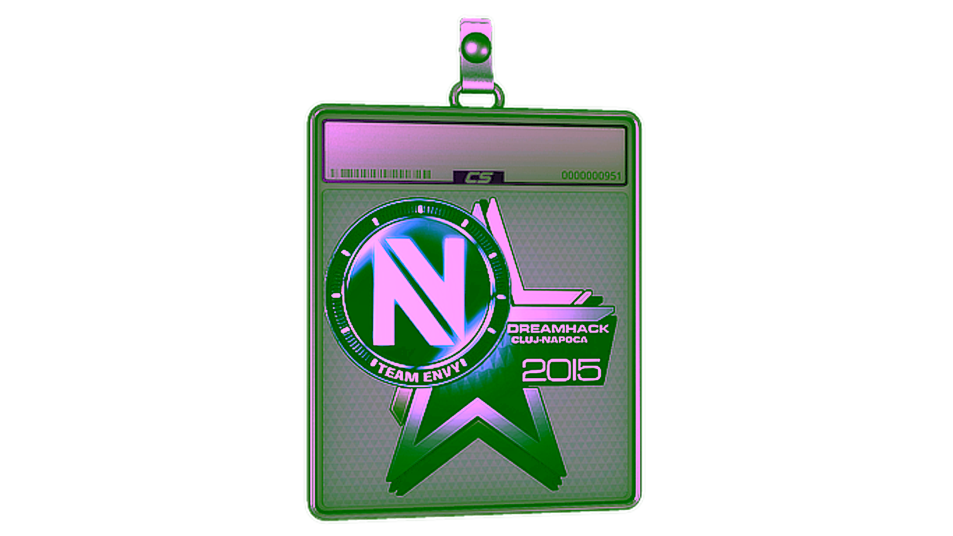 Display for Sticker Slab | Team EnVyUs (Foil) | Cluj-Napoca 2015