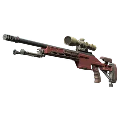 SSG 08 | Red Stone (Minimal Wear)