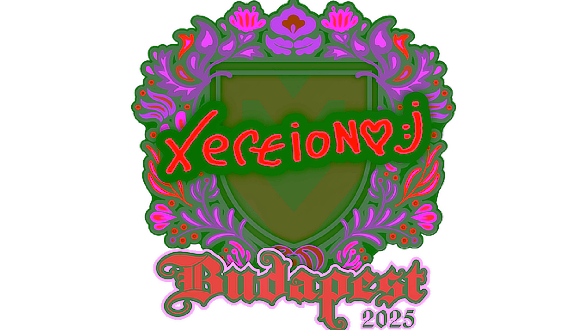 Display for Sticker | xertioN | Budapest 2025