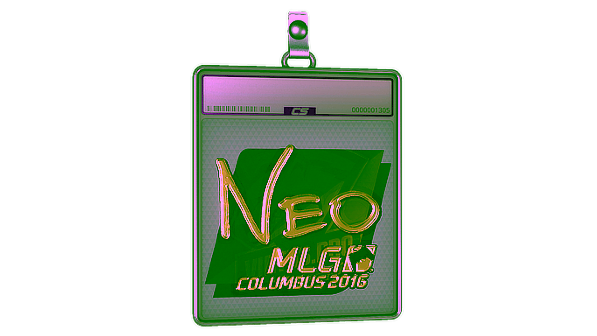 Affichage pour Sticker Slab | NEO (Gold) | MLG Columbus 2016