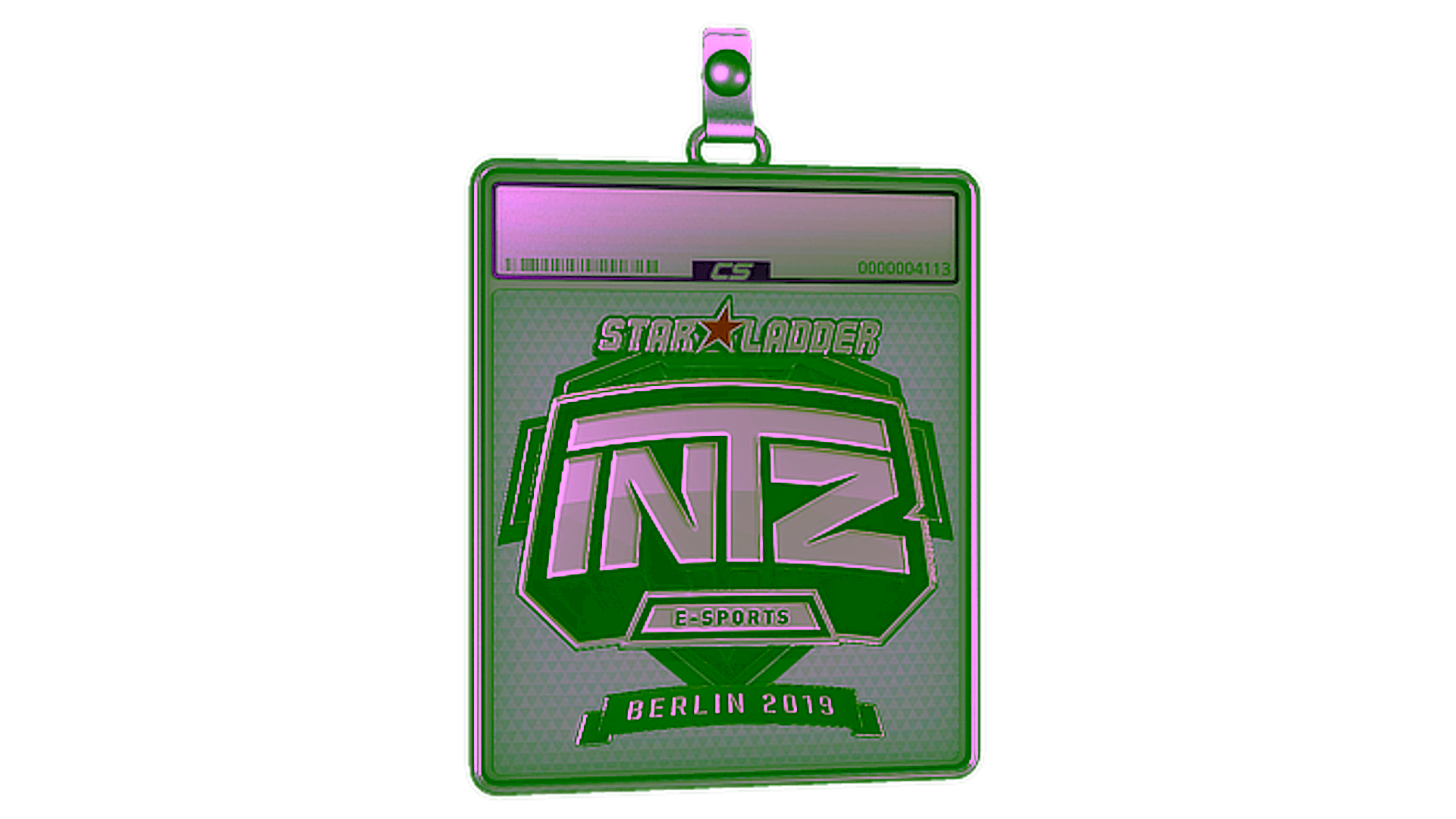 Display for Sticker Slab | INTZ E-SPORTS CLUB (Foil) | Berlin 2019