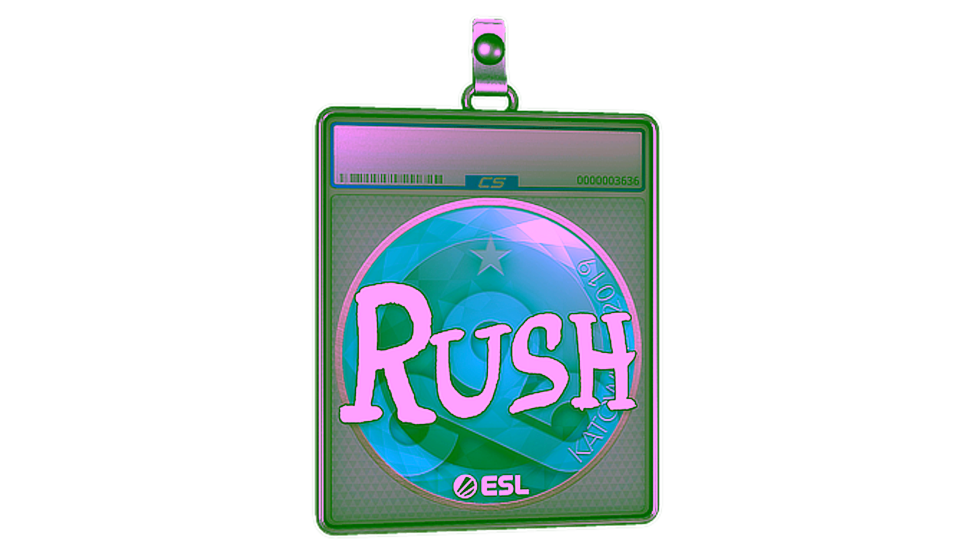 Anzeige für Sticker Slab | RUSH | Katowice 2019