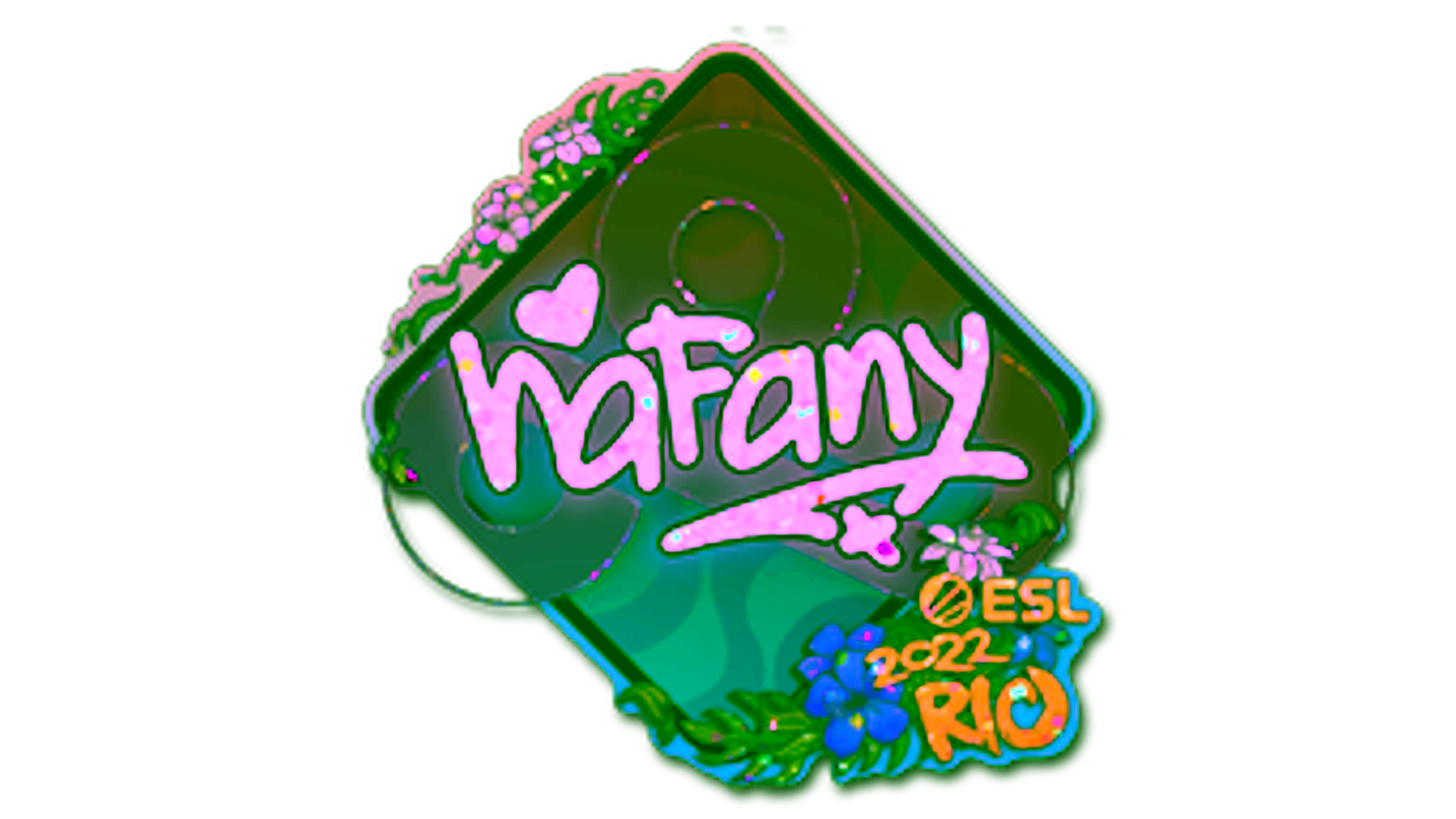 Display for Sticker | nafany (Glitter) | Rio 2022