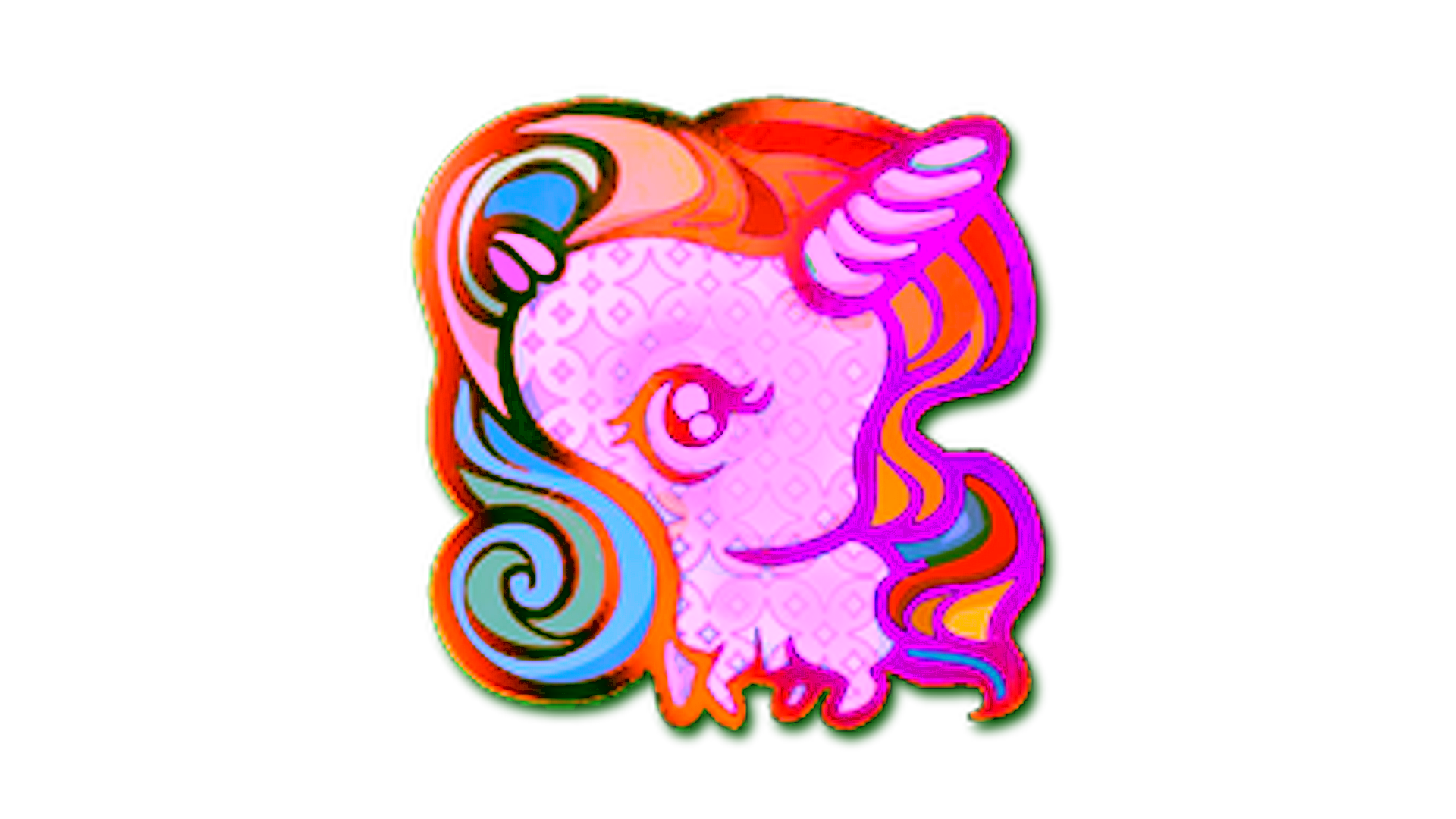 Display for Sticker | Unicorn (Holo)