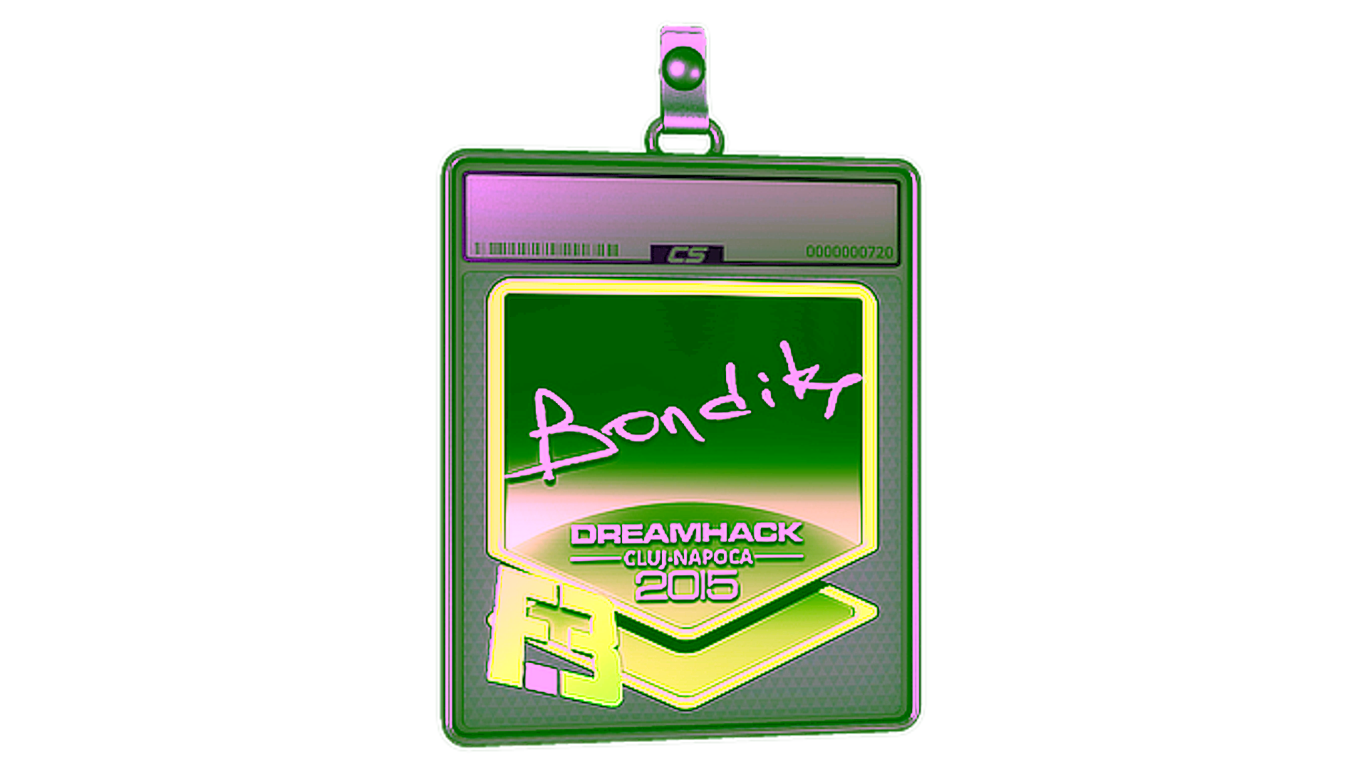 Mostrar para Sticker Slab | bondik (Foil) | Cluj-Napoca 2015