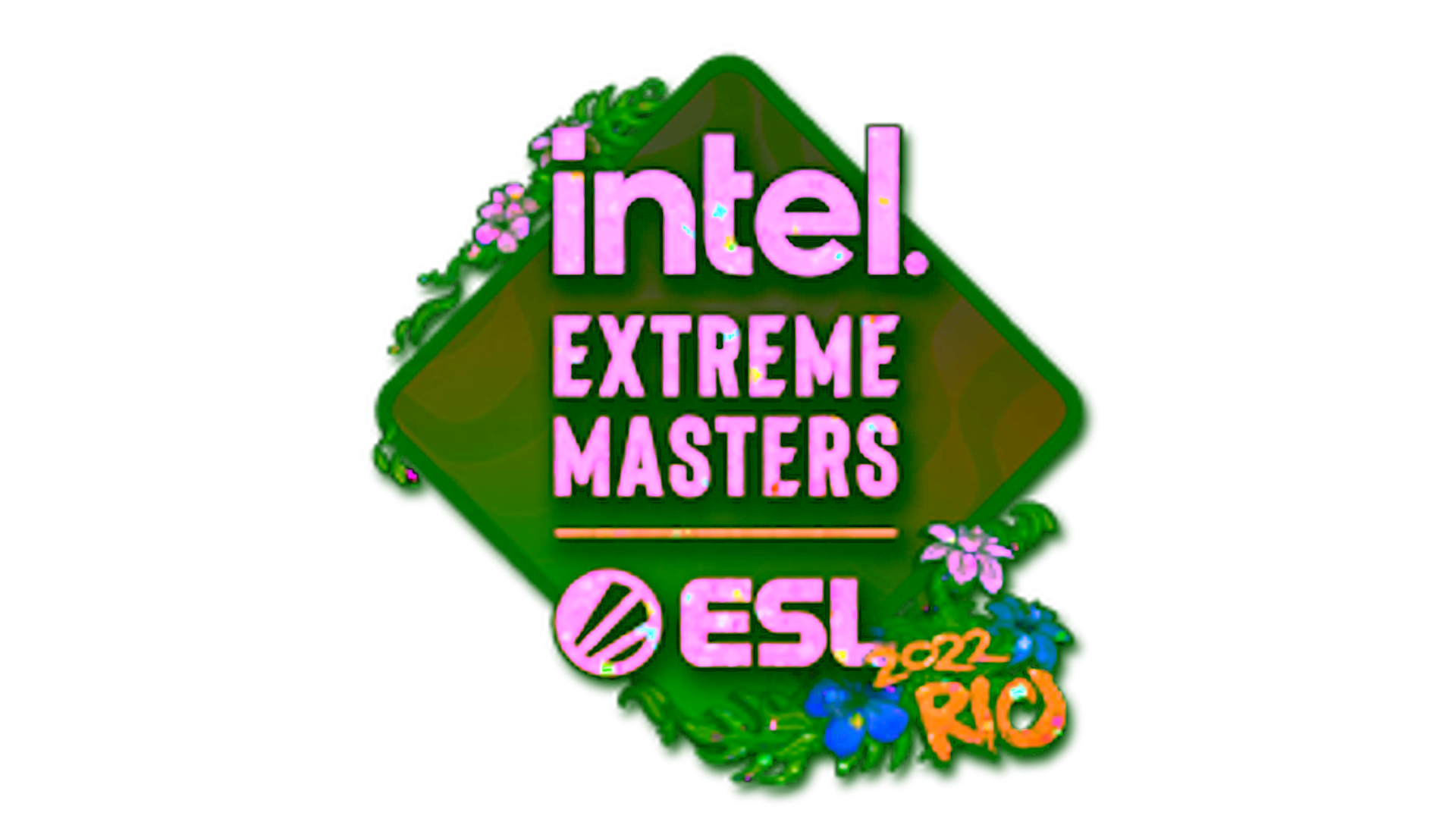 Sticker | IEM (Glitter) | Rio 2022 için görüntü