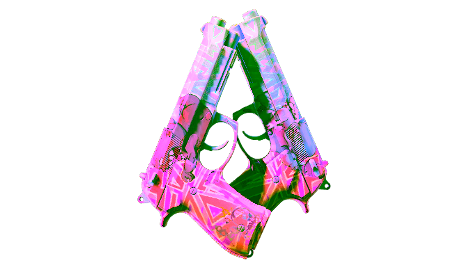 Display for Dual Berettas | Sweet Little Angels (Factory New)