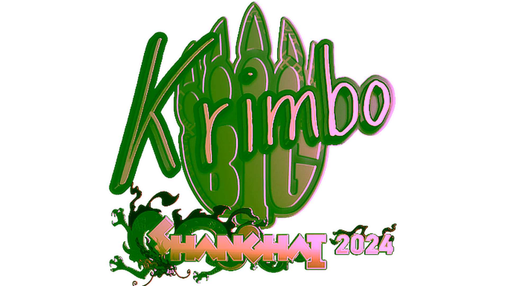 Display for Sticker | Krimbo (Gold) | Shanghai 2024