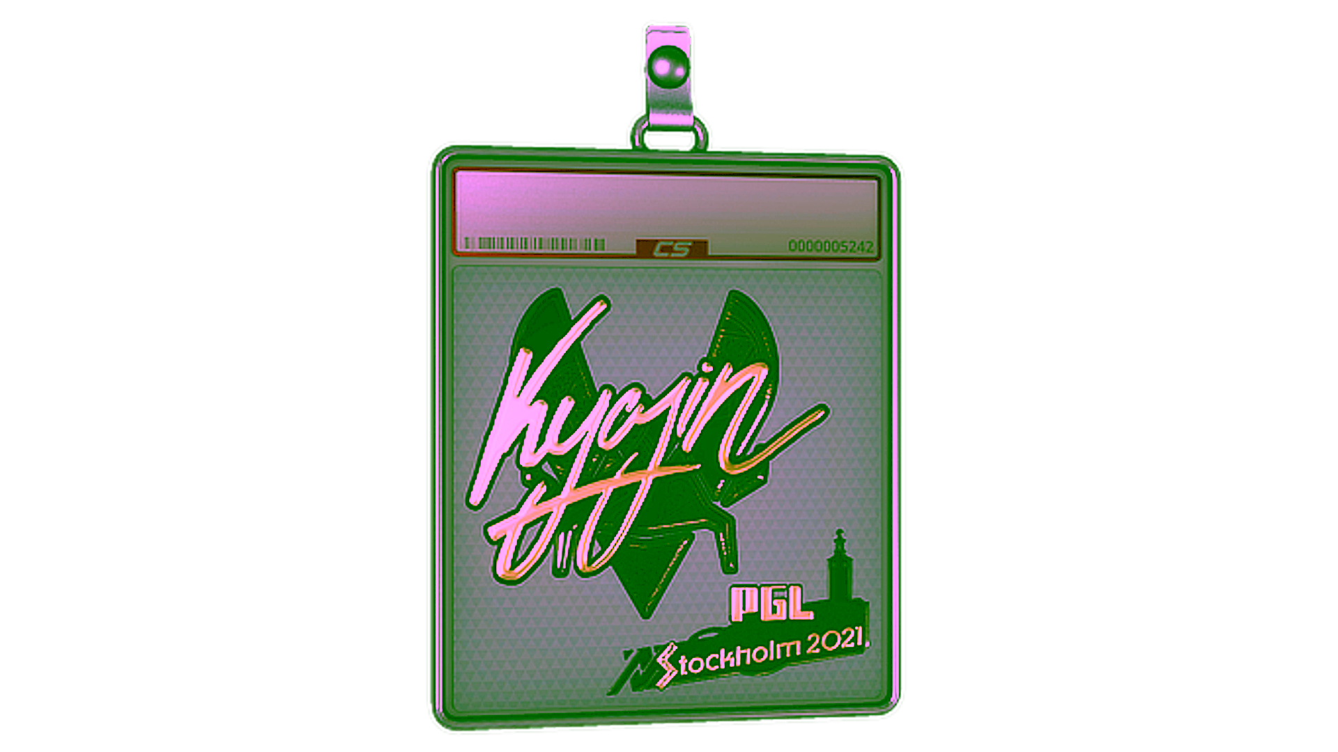 Display for Sticker Slab | Kyojin (Gold) | Stockholm 2021