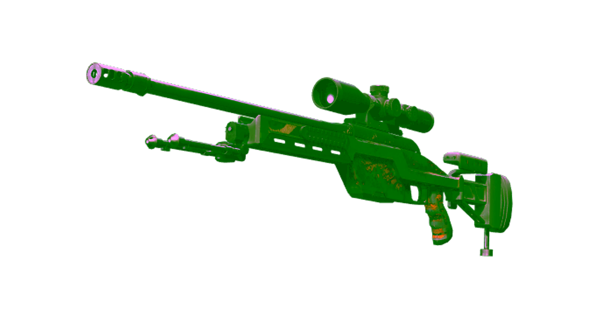 Display for SSG 08 | Death's Head (Battle-Scarred)