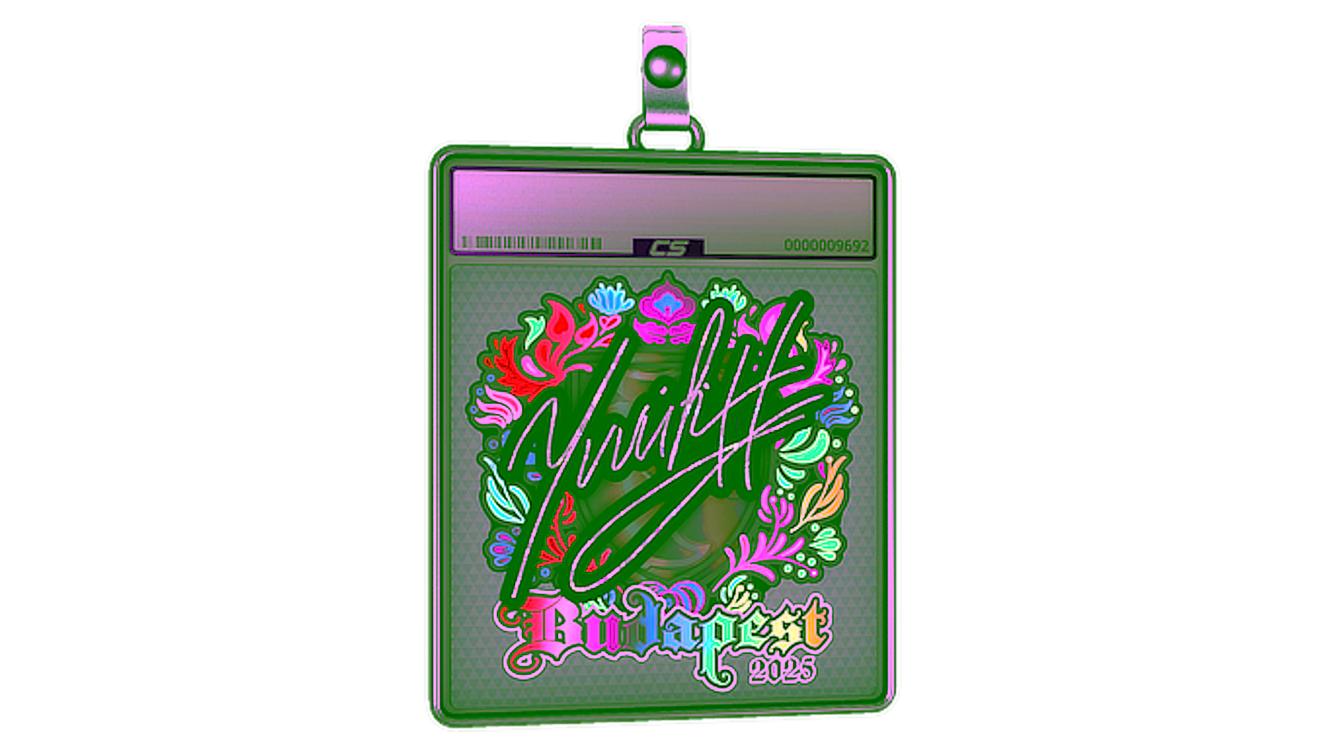 Display for Sticker Slab | yuurih (Holo) | Budapest 2025