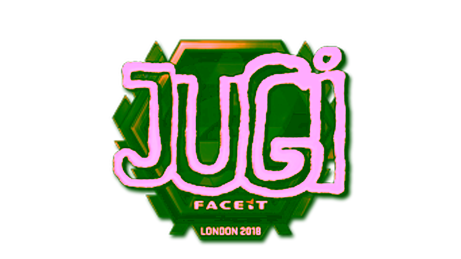Affichage pour Sticker | JUGi (Gold) | London 2018