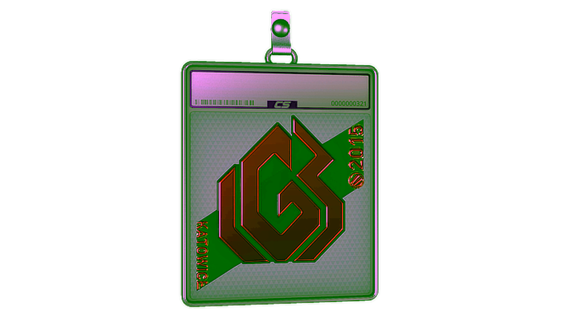 Display for Sticker Slab | LGB eSports (Gold) | Katowice 2015