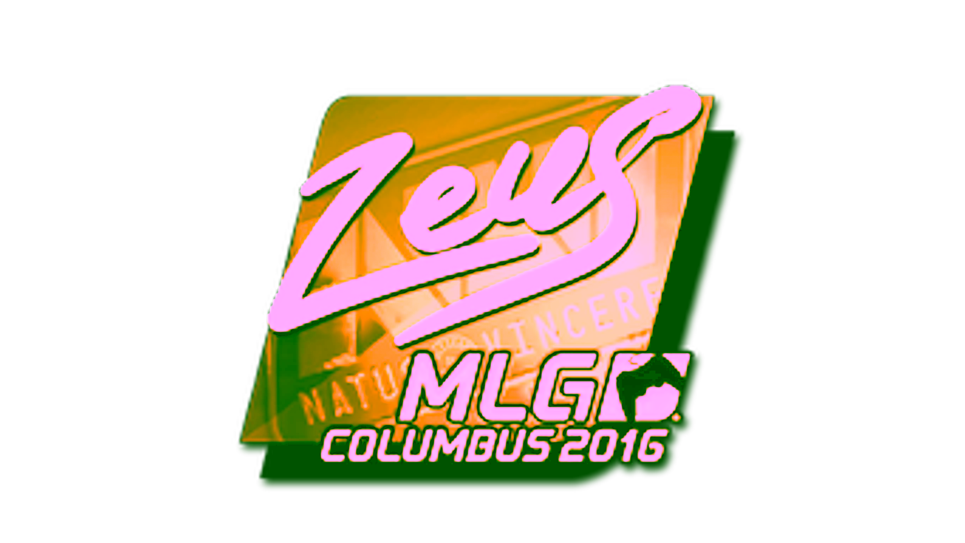 Exibição para Sticker | Zeus (Gold) | MLG Columbus 2016