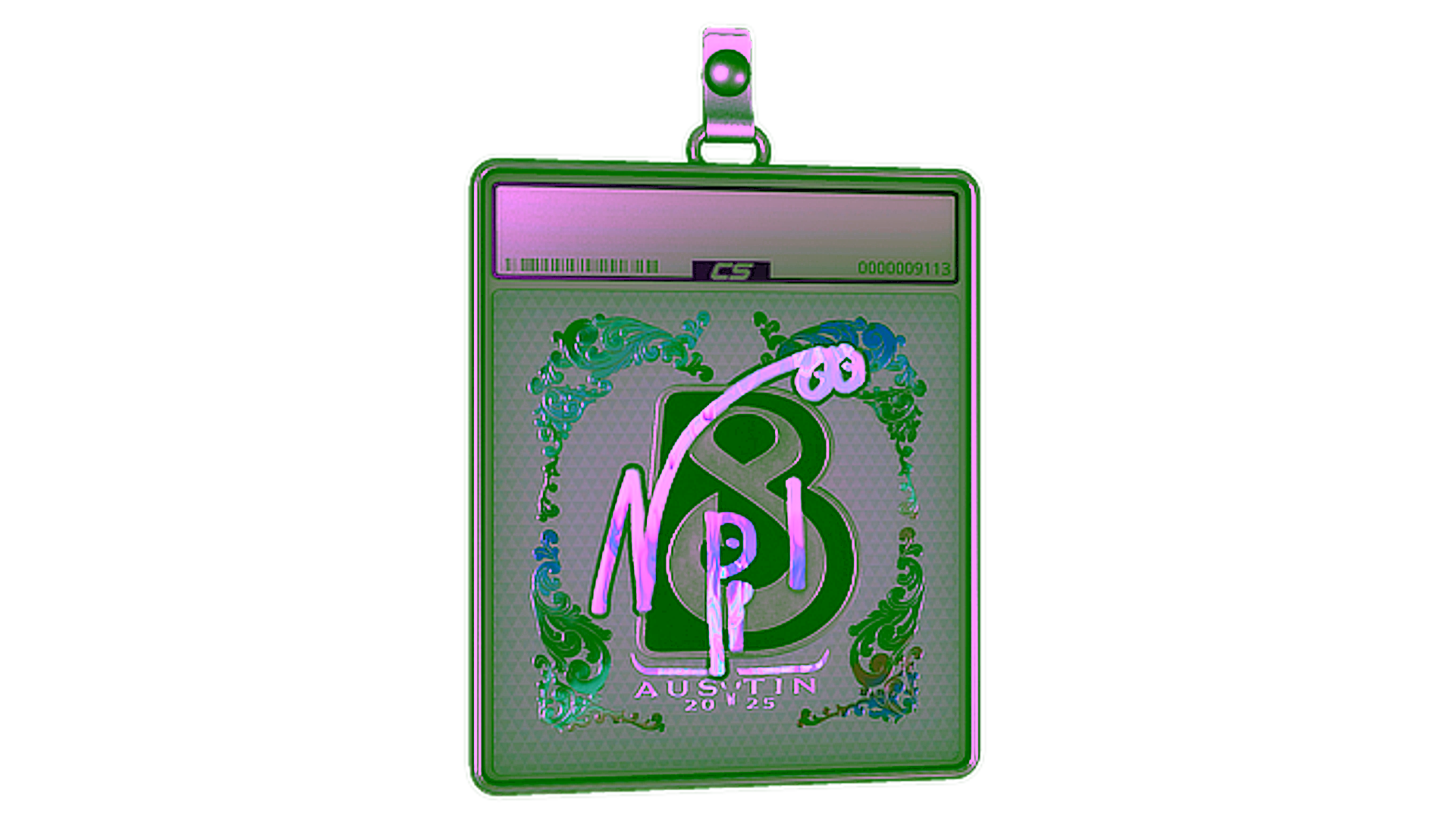 Anzeige für Sticker Slab | npl (Holo) | Austin 2025