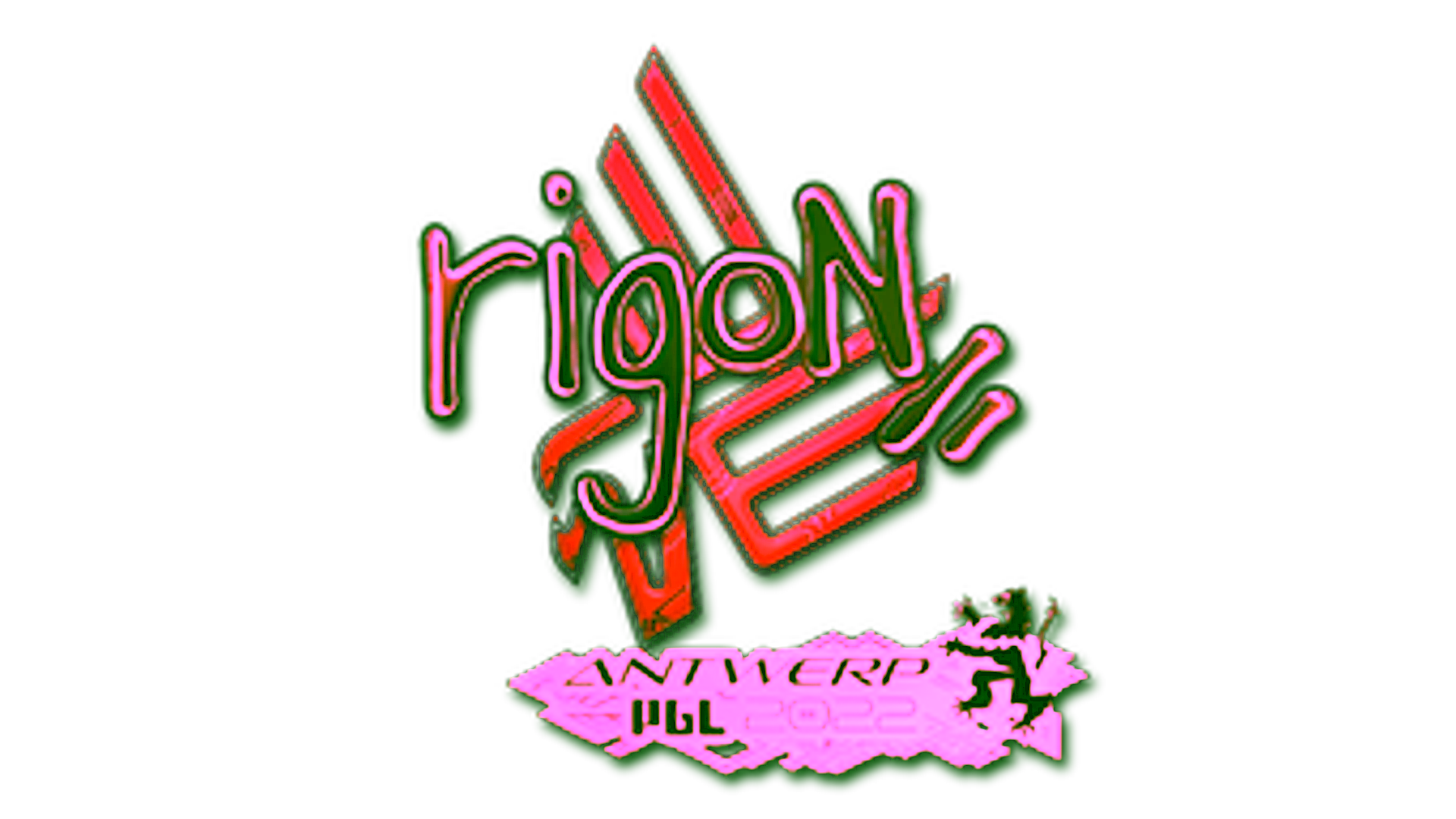 Display for Sticker | rigoN (Holo) | Antwerp 2022
