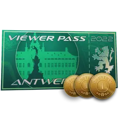 Antwerp 2022 Viewer Pass + 3 Souvenir Tokens