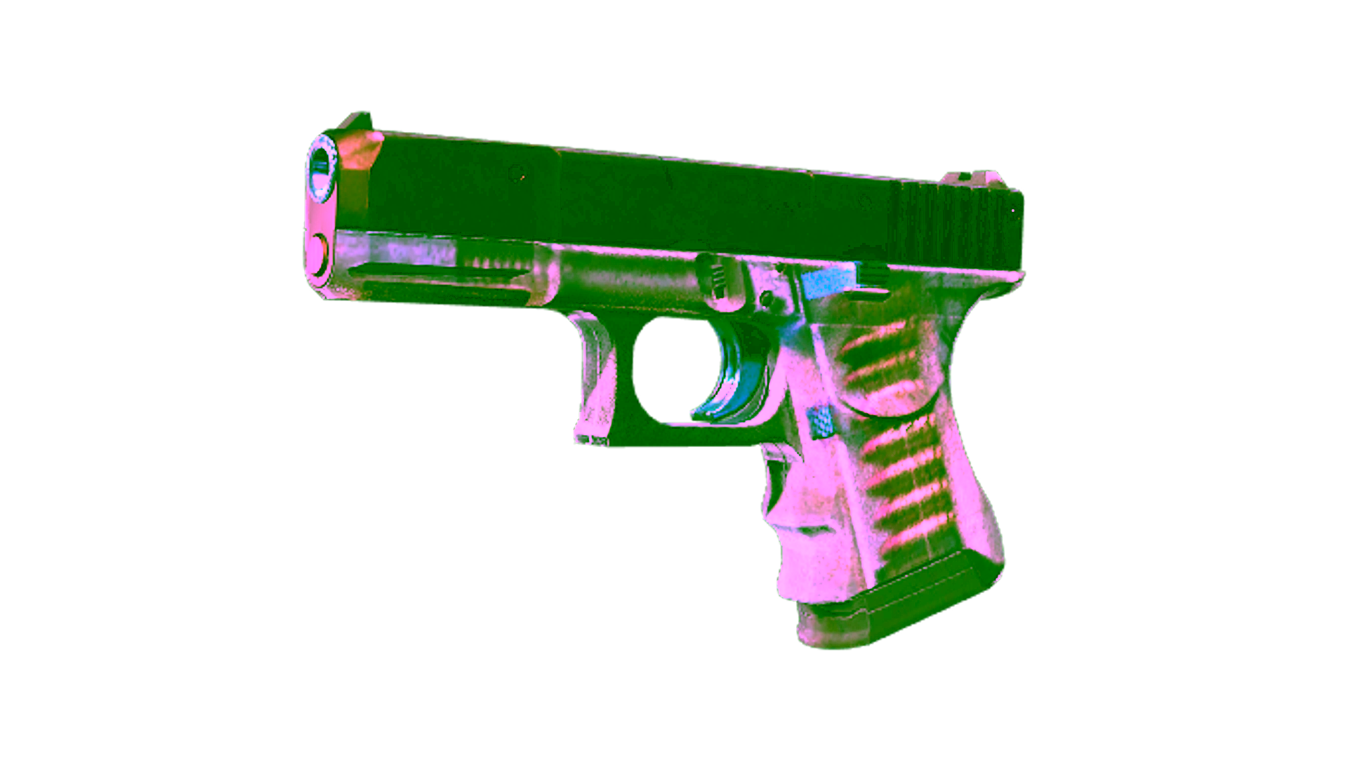 Display for StatTrak™ Glock-18 | Clear Polymer (Battle-Scarred)
