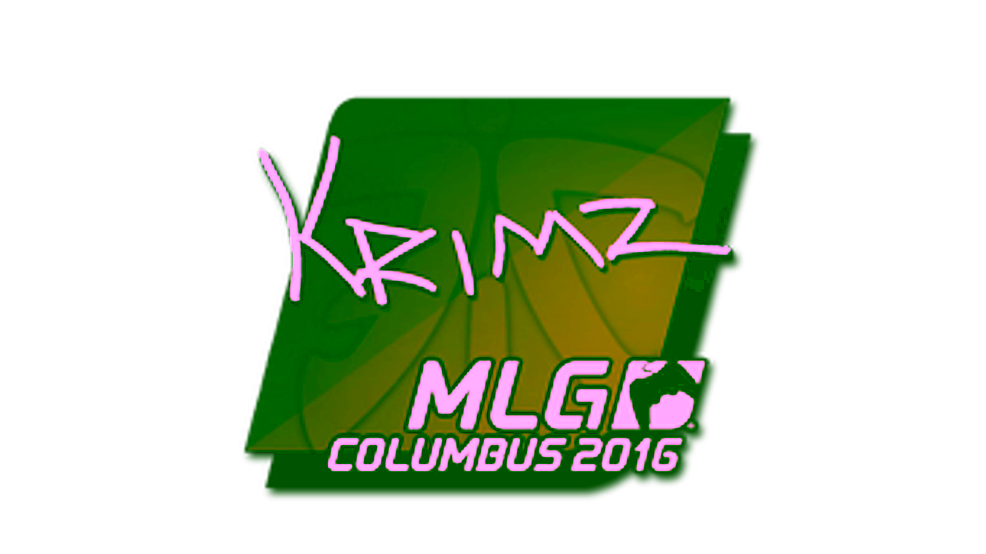 Anzeige für Sticker | KRIMZ | MLG Columbus 2016