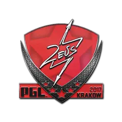 Sticker Zeus Krakow 2017