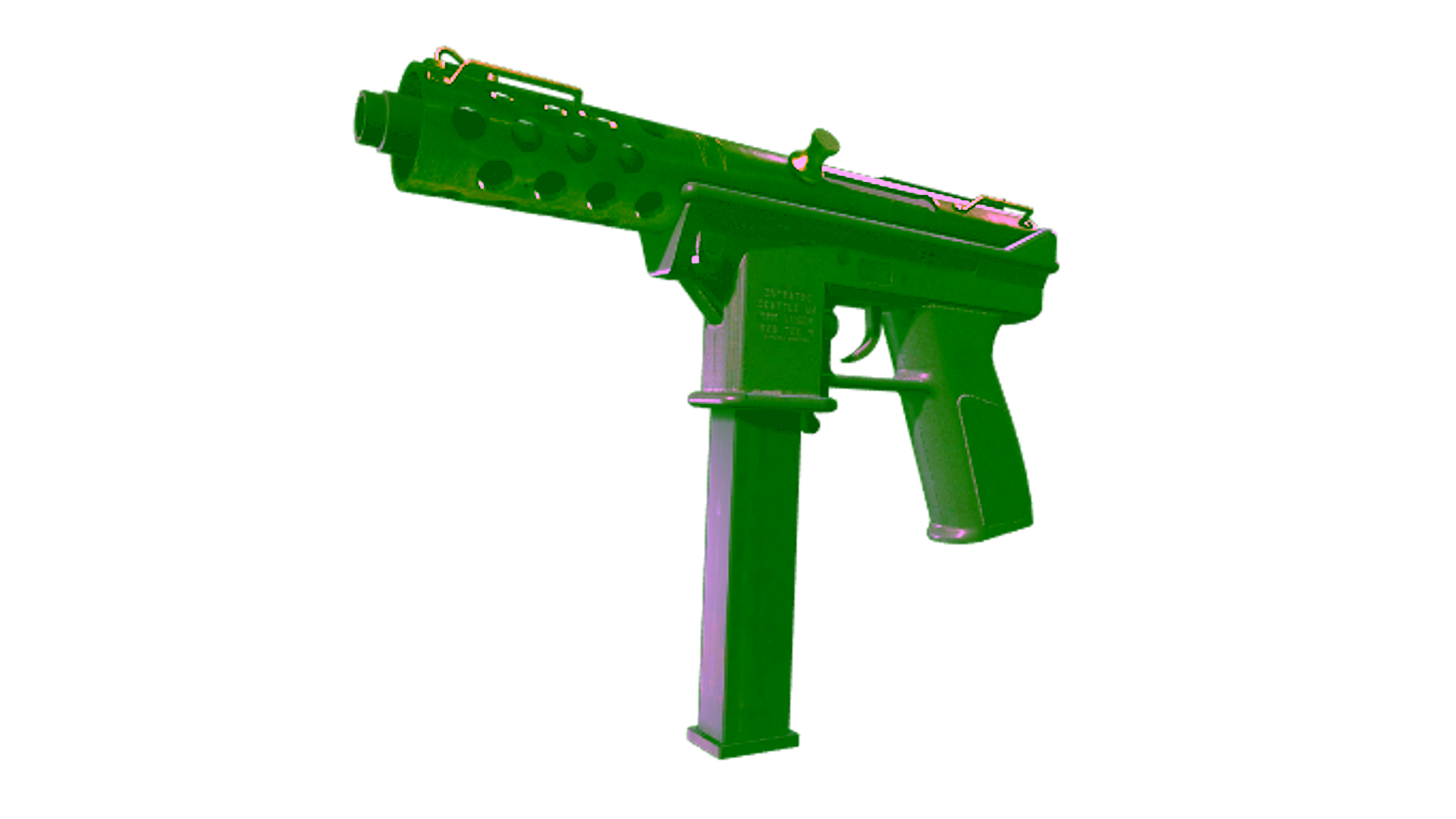 Display for Tec-9 | Brass (Minimal Wear)