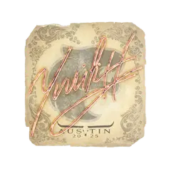 Sticker yuurih Austin 2025