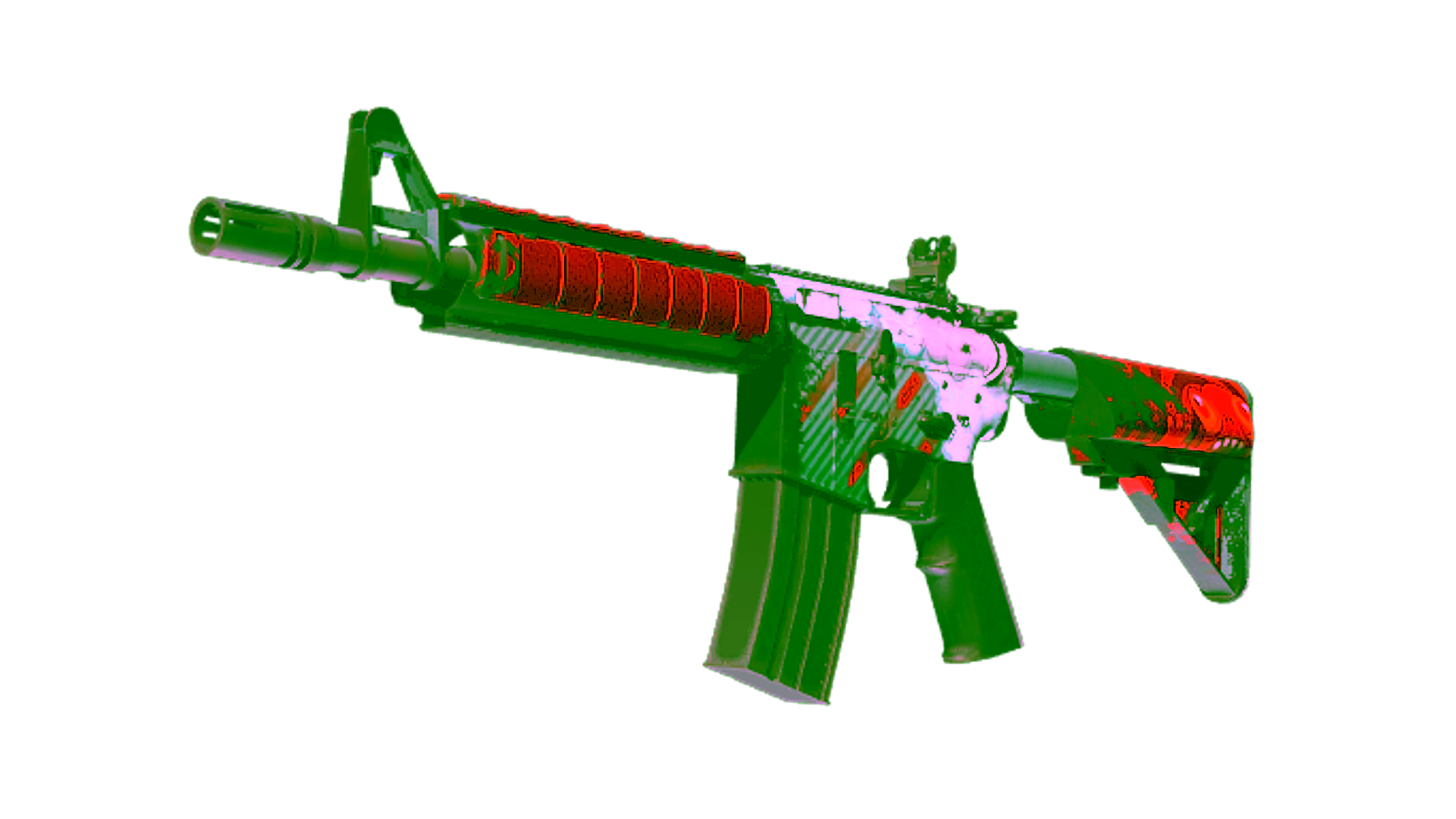 Display for M4A4 | Bullet Rain (Well-Worn)