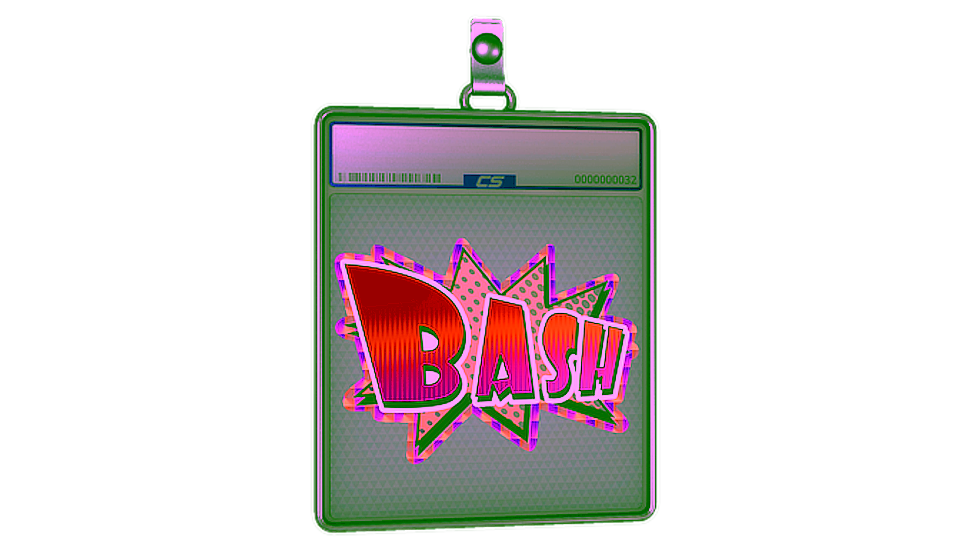 Display for Sticker Slab | Bash (Holo)